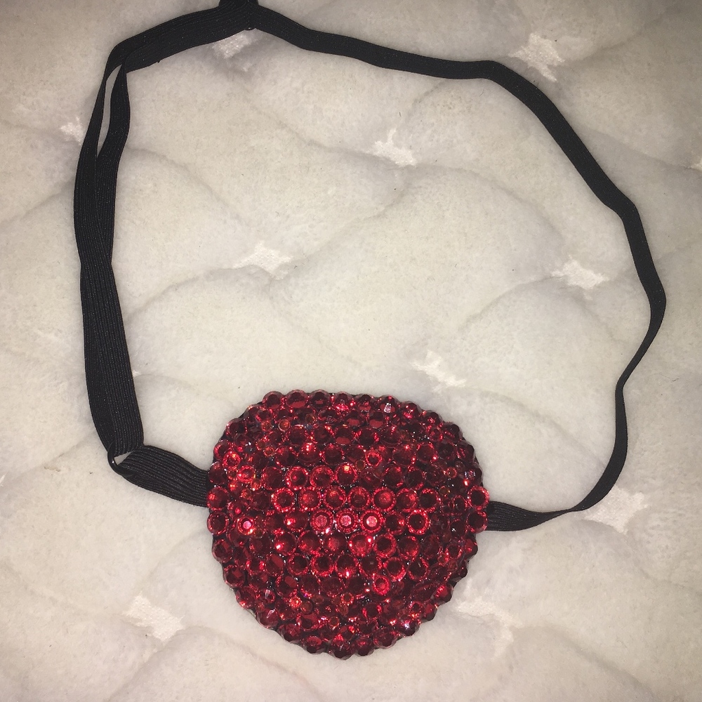 Siam Red Crystal Medical Eye Patch Cover Up